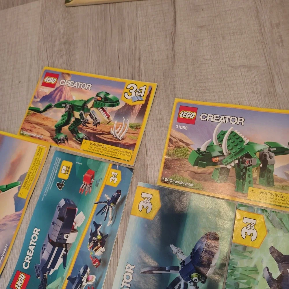 LEGO Instruction Manual Lot Creator 3-in-1 31088 31058 Classic 10717 11001 11006